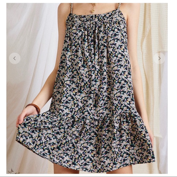 22 Boho chic paisley print cami dress - Picture 3 of 4